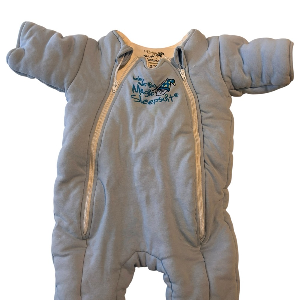 Magic Light Blue Baby Sleepsuit
